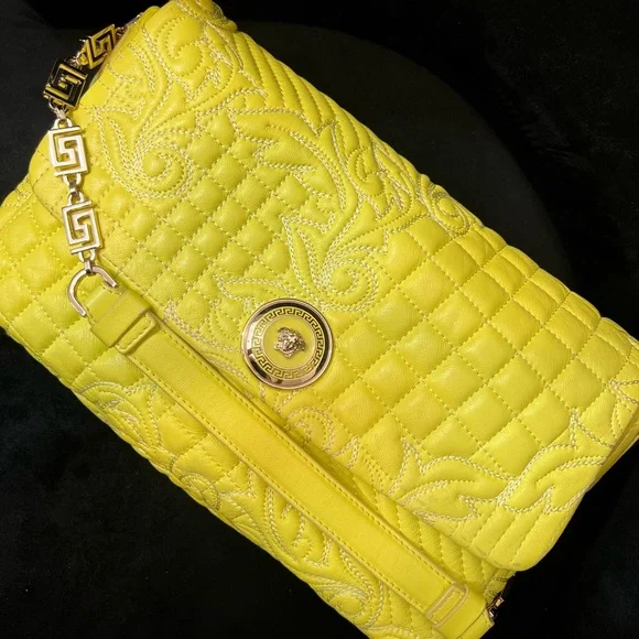 Versace Bags Versace Yellow Vanitas Calliope Shoulder Bag
